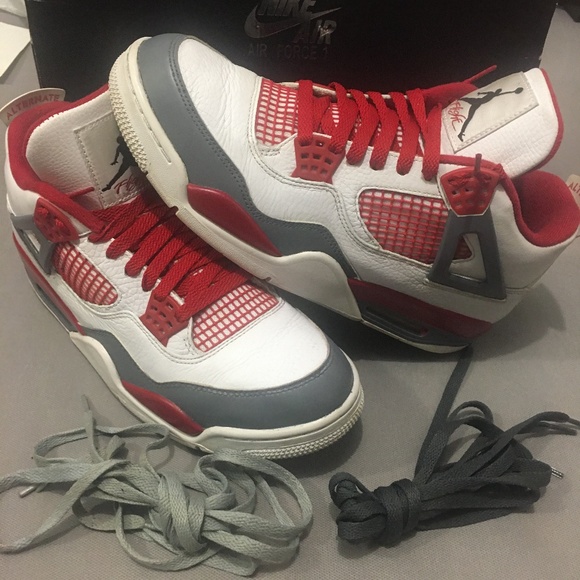 Jordan Retro 4 Alternate 89 CUSTOMS Size 10.5 *One Of A Kind* - Picture 9 of 11